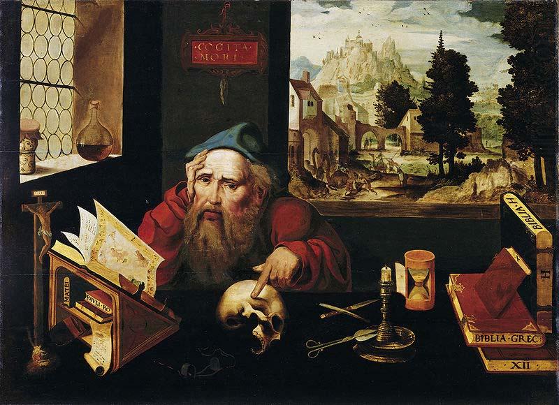 Der heilige Hieronymus im Gehaus, Joos van cleve